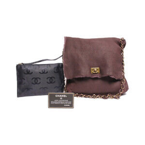 Chanel Chain Shoulder Bag Mouton Gold